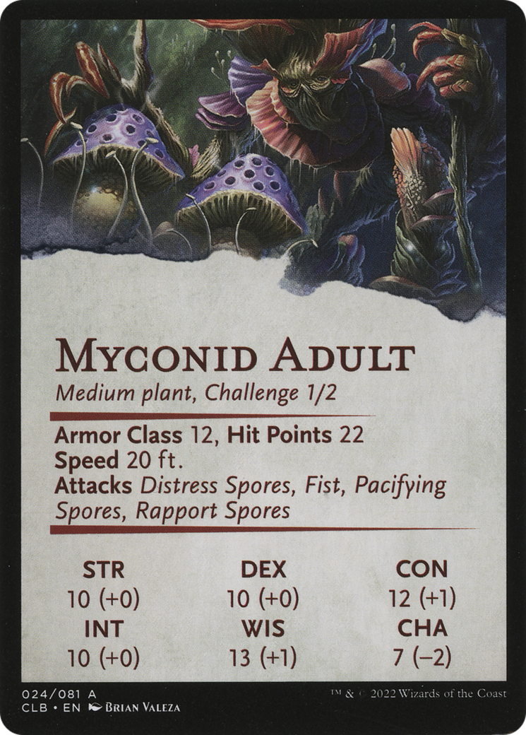 Myconid Spore Tender // Myconid Spore Tender  [Battle for Baldur's Gate Art Series] (Borderless)