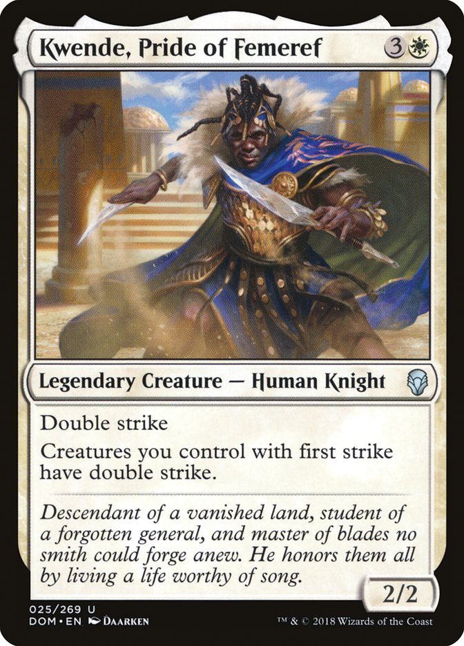 Kwende, Pride of Femeref [Dominaria] Foil