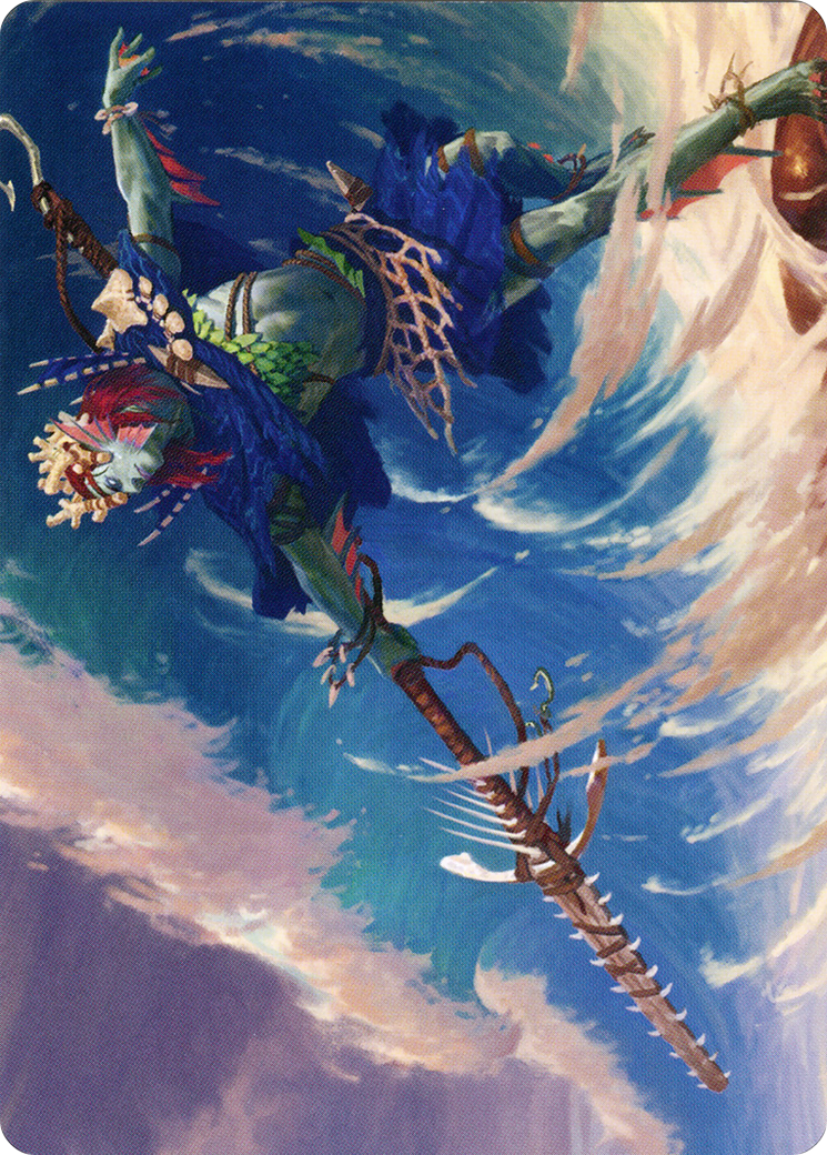 Tazeem Roilmage // Tazeem Roilmage  [Zendikar Rising Art Series] (Borderless) Foil