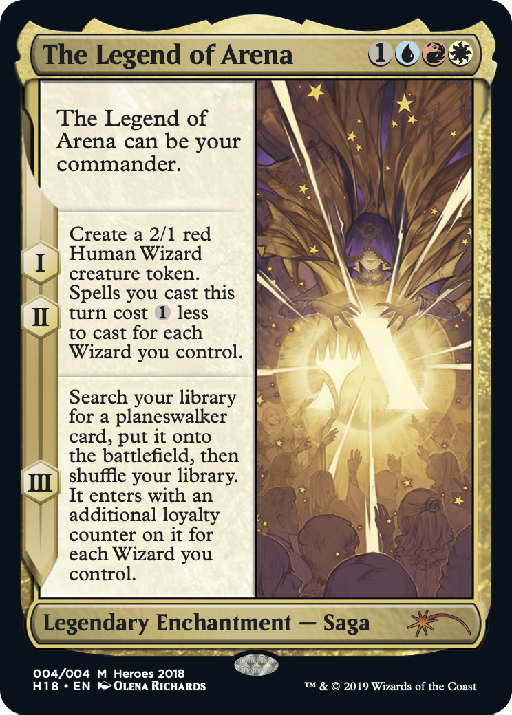 The Legend of Arena  [2018 Heroes of the Realm]