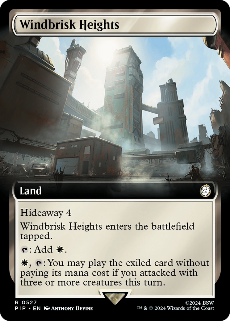 Windbrisk Heights (Extended Art) [Fallout] Foil