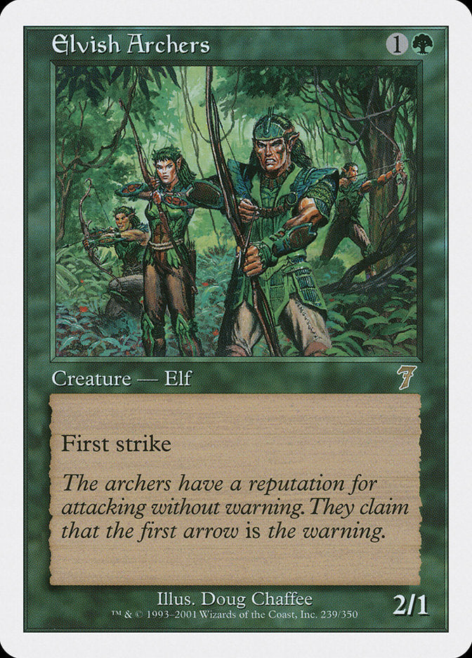 Elvish Archers [Seventh Edition] Foil