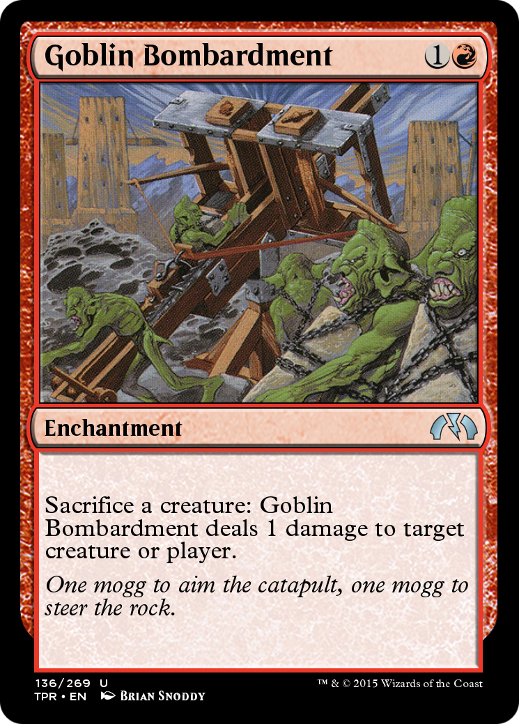 Goblin Bombardment  [Tempest Remastered] Foil