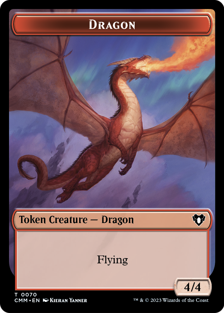 Dragon  [Commander Masters Tokens] Foil