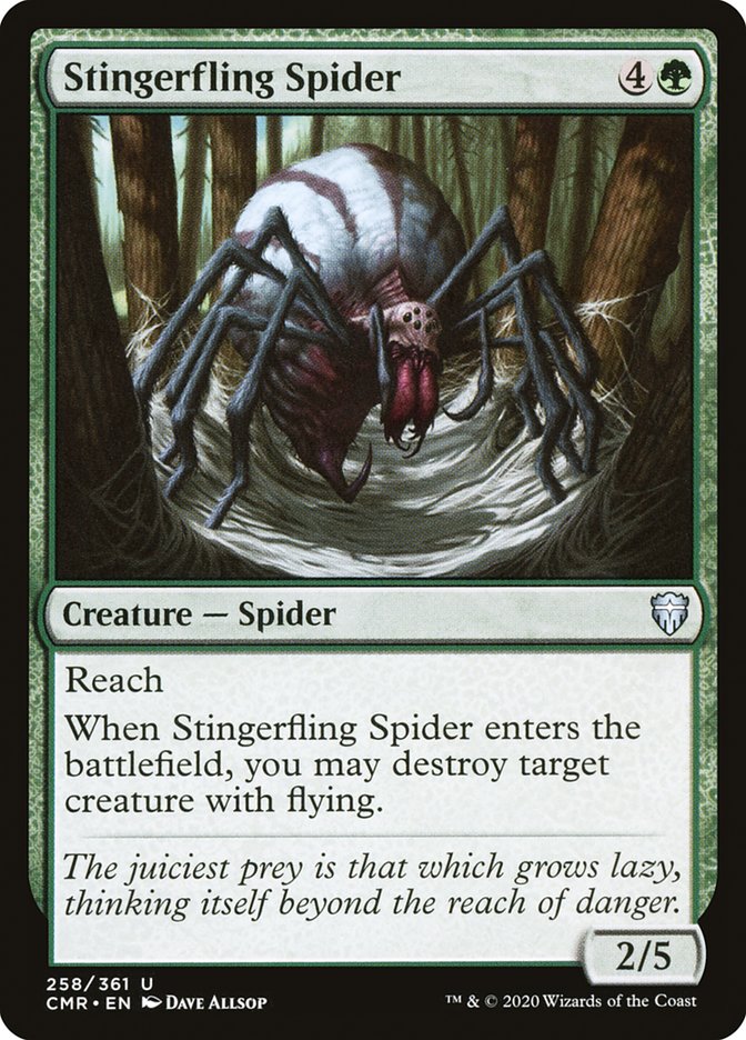 Stingerfling Spider [Commander Legends] Foil