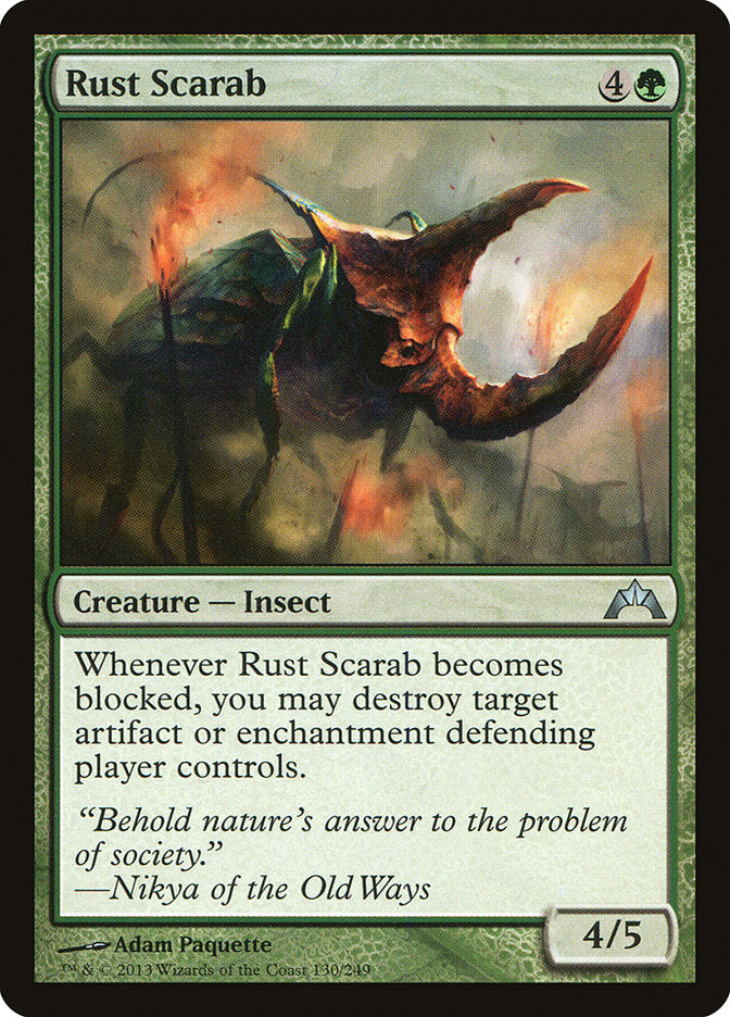 Rust Scarab [Gatecrash] Foil