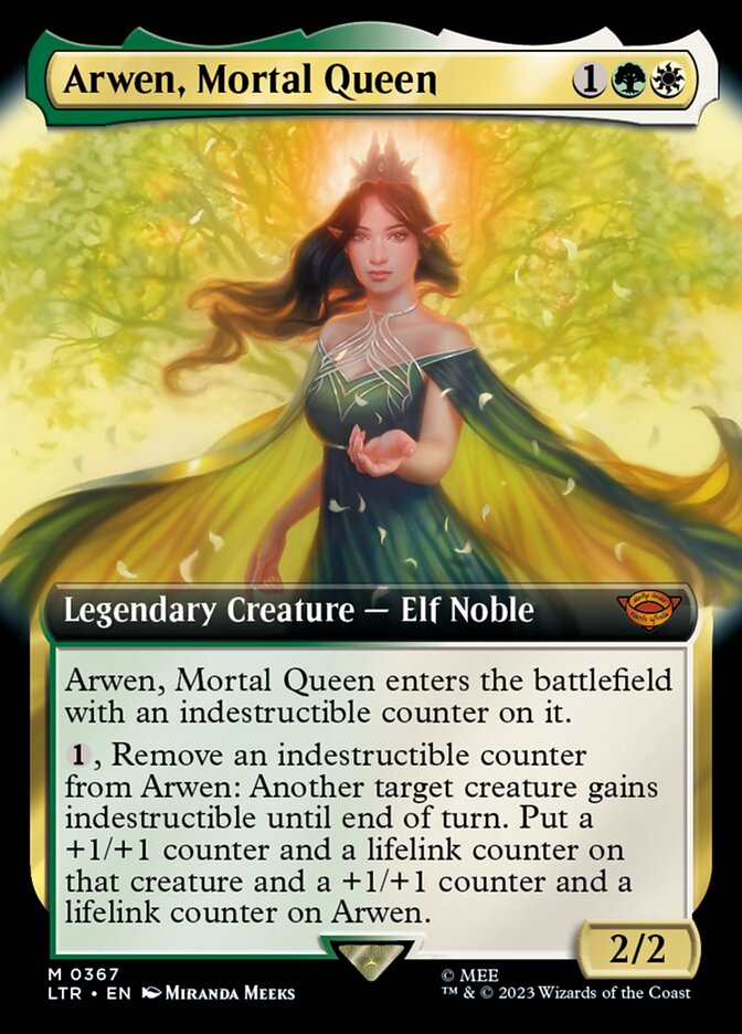 Arwen, Mortal Queen (Extended Art) [The Lord of the Rings: Tales of Middle-Earth] Foil