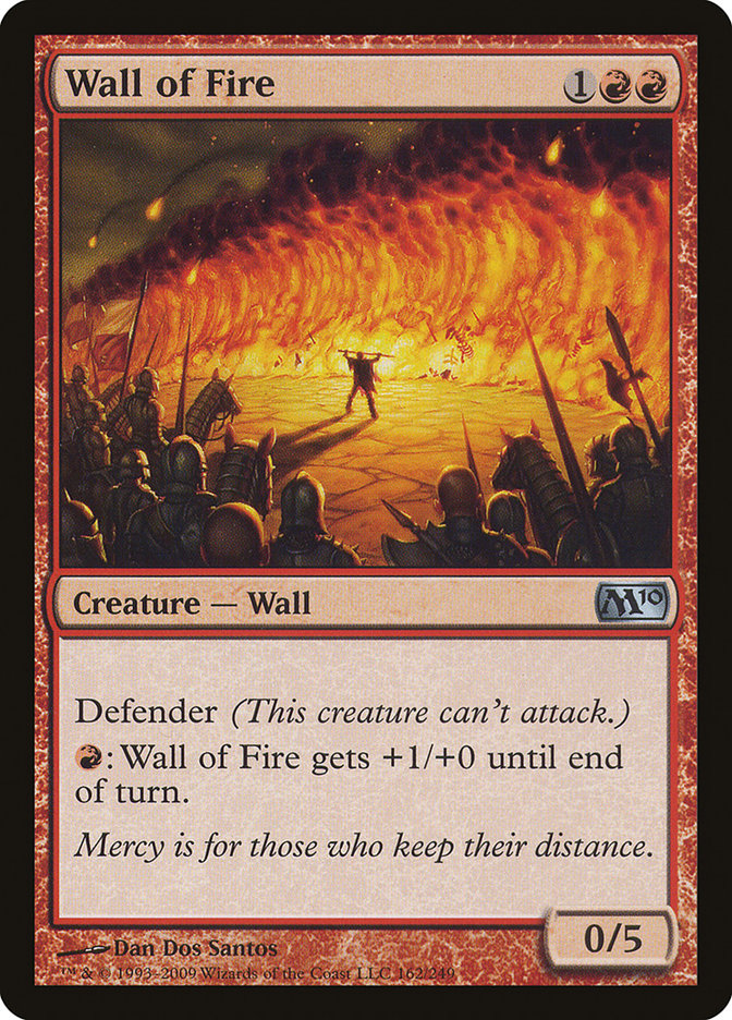 Wall of Fire [Magic 2010] Foil