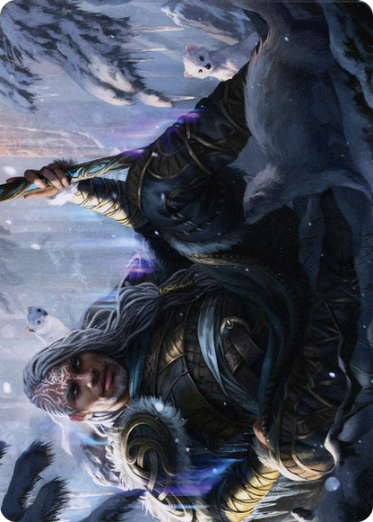 Jorn, God of Winter // Jorn, God of Winter  [Art Series: Kaldheim] (Borderless) Foil