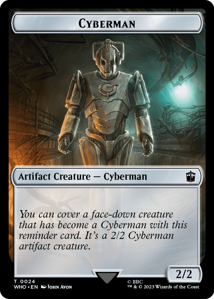 Cyberman  [Doctor Who Tokens]
