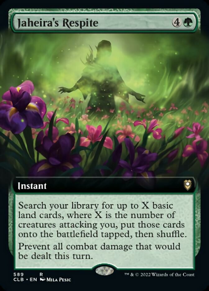 Jaheira's Respite (Extended Art) [Commander Legends: Battle for Baldur's Gate] Foil