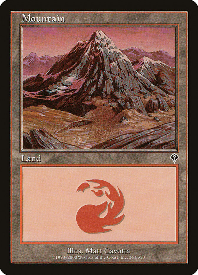 Mountain (343) [Invasion] Foil