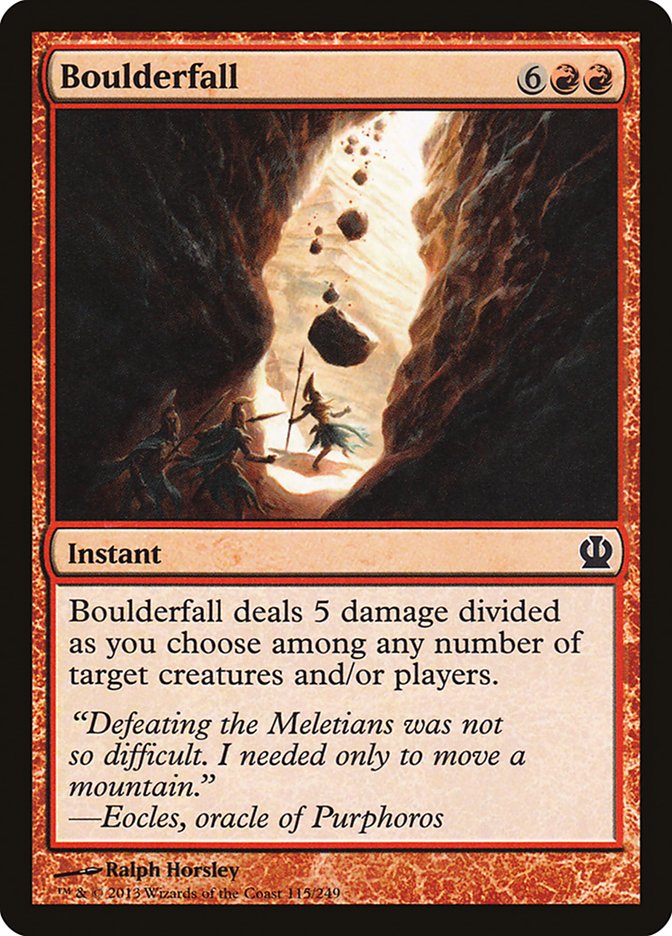 Boulderfall [Theros] Foil