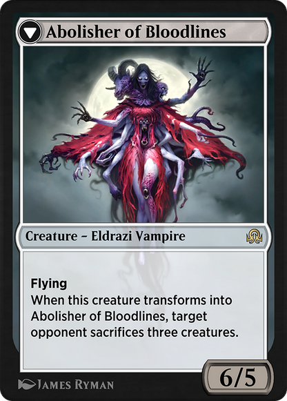 Voldaren Pariah // Abolisher of Bloodlines  [Shadows over Innistrad Remastered]