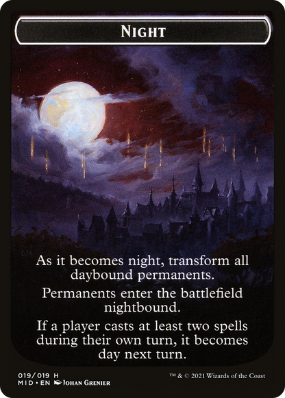 Day // Night  [Innistrad: Midnight Hunt Tokens]