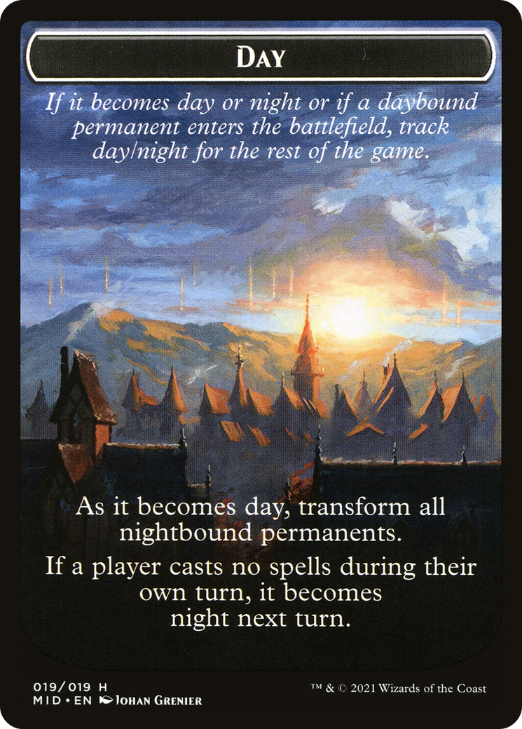 Day // Night  [Innistrad: Midnight Hunt Tokens]