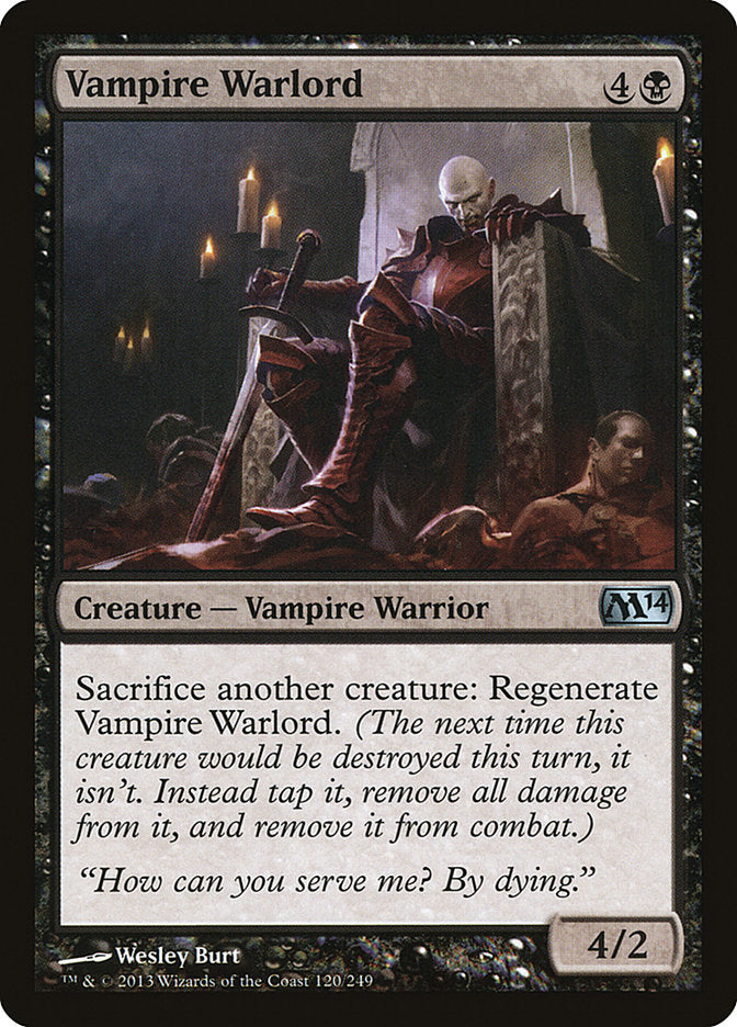 Vampire Warlord [Magic 2014] Foil