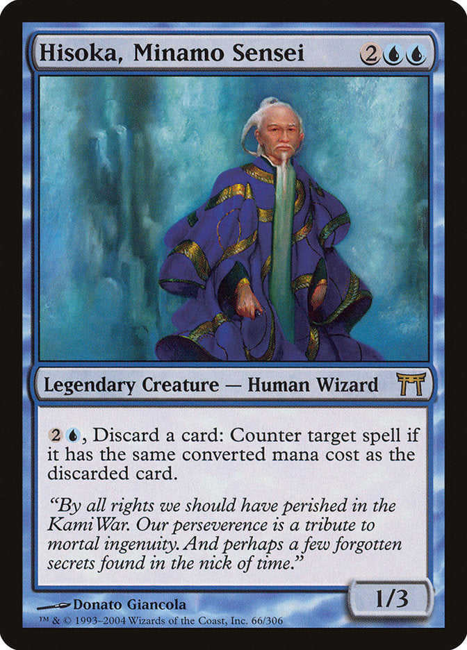 Hisoka, Minamo Sensei [Champions of Kamigawa] Foil