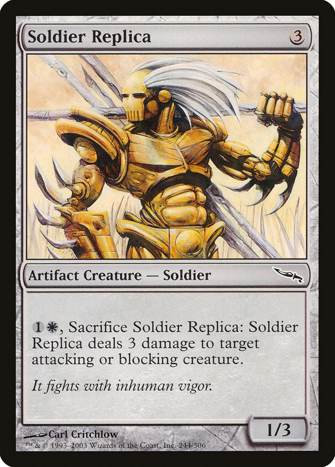 Soldier Replica [Mirrodin] Foil