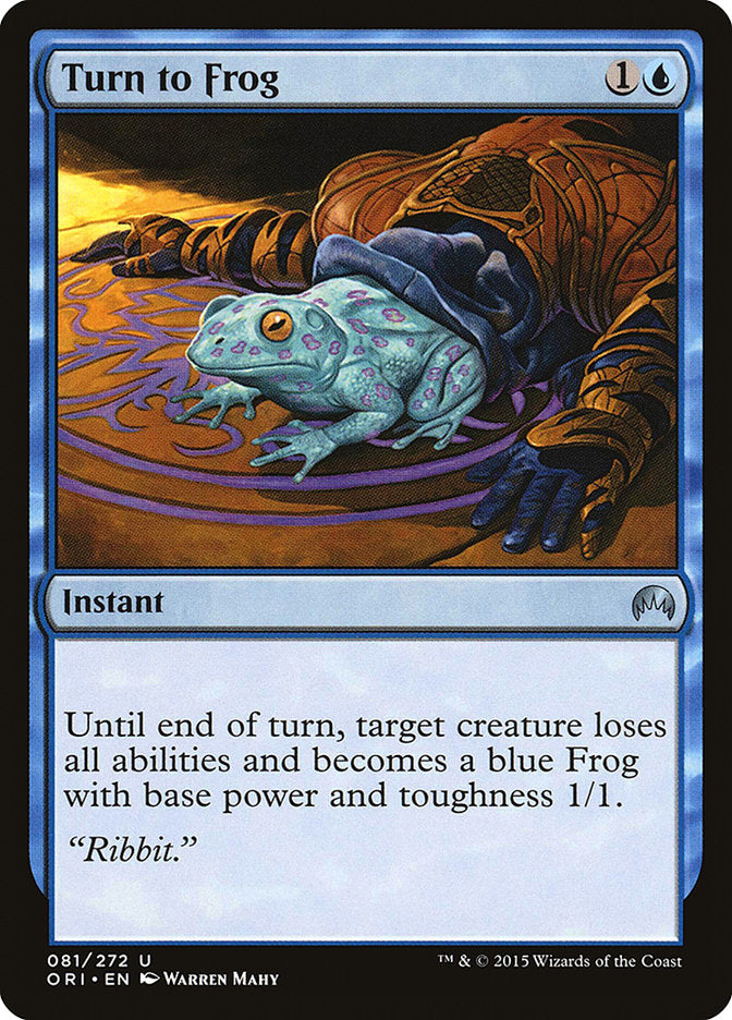 Turn to Frog [Magic Origins] Foil