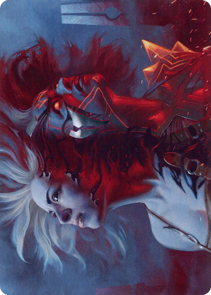 Thrill of Possibility // Thrill of Possibility  [Phyrexia: All Will Be One Art Series] (Borderless) Foil