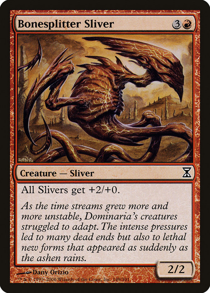 Bonesplitter Sliver [Time Spiral] Foil