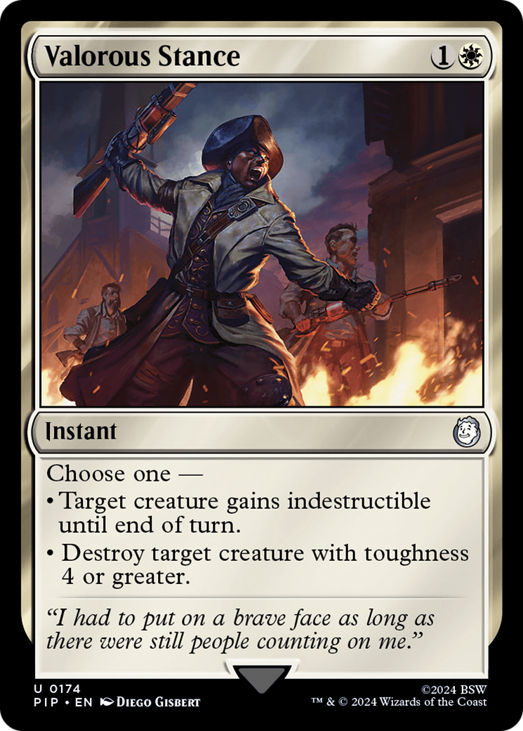 Valorous Stance [Fallout] Foil