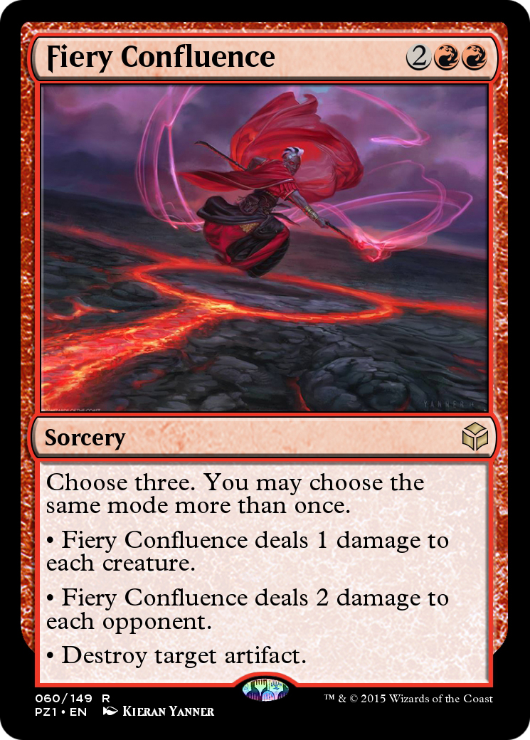 Fiery Confluence  [Legendary Cube Prize Pack] Foil