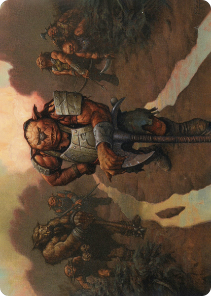 Hobgoblin Bandit Lord // Hobgoblin  [Adventures in the Forgotten Realms Art Series] (Borderless) Foil