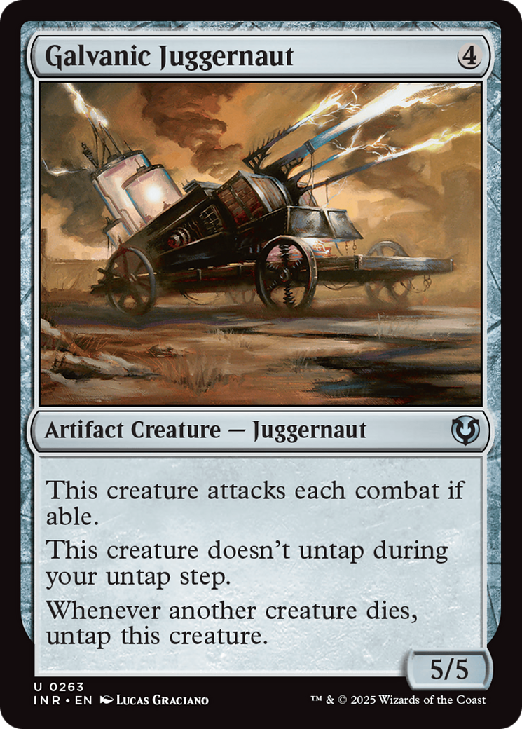 Galvanic Juggernaut [Innistrad Remastered] Foil