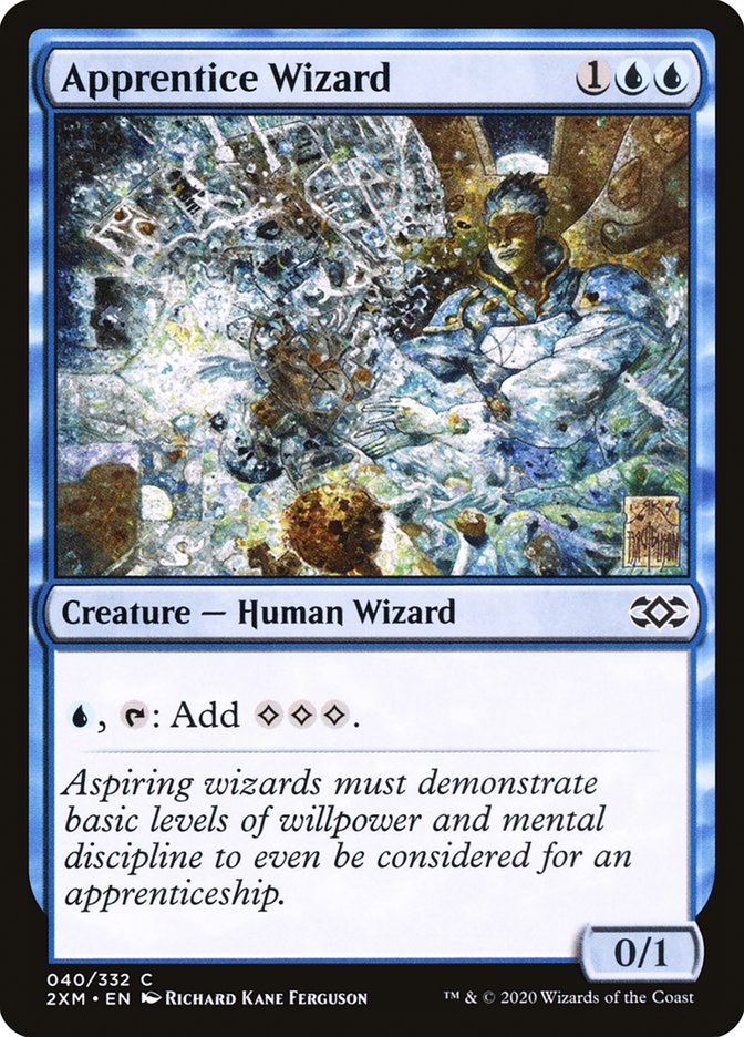 Apprentice Wizard [Double Masters] Foil