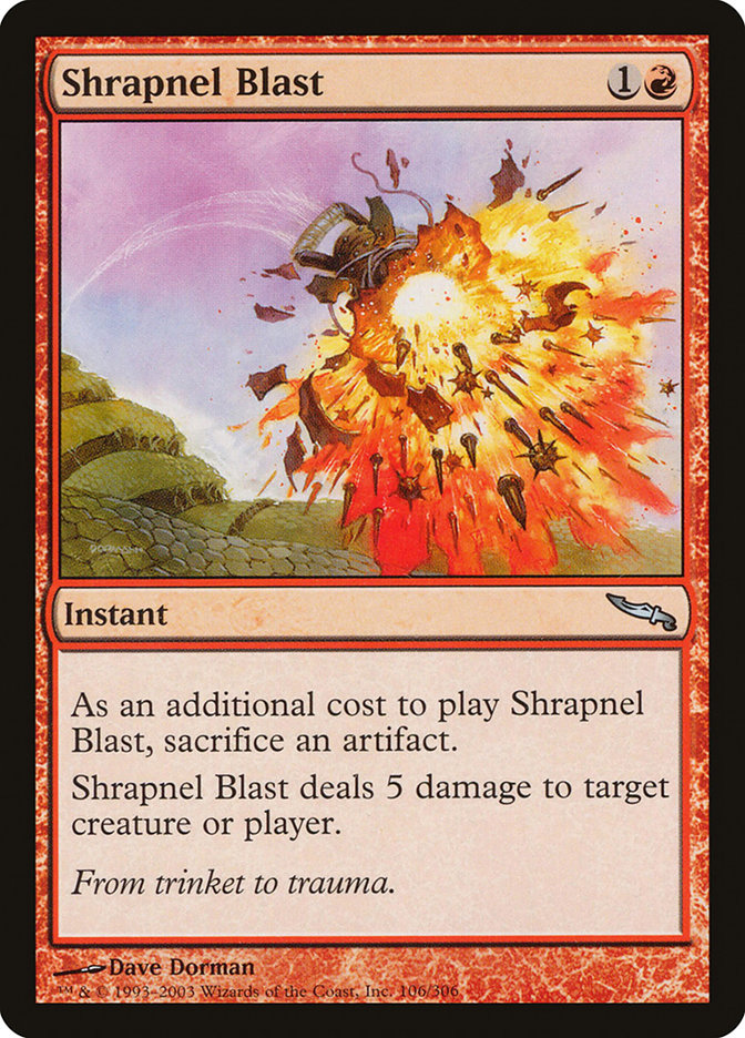 Shrapnel Blast [Mirrodin] Foil