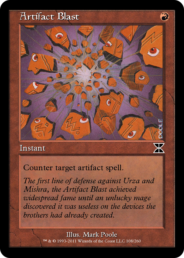 Artifact Blast  [Masters Edition IV] Foil