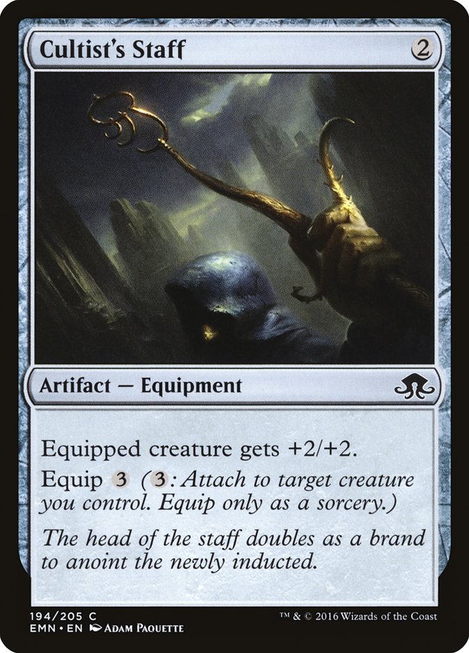 Cultist's Staff [Eldritch Moon] Foil