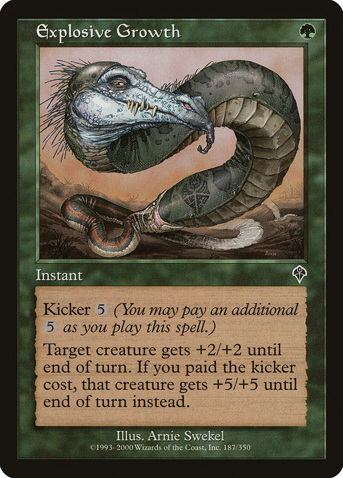 Explosive Growth [Invasion] Foil