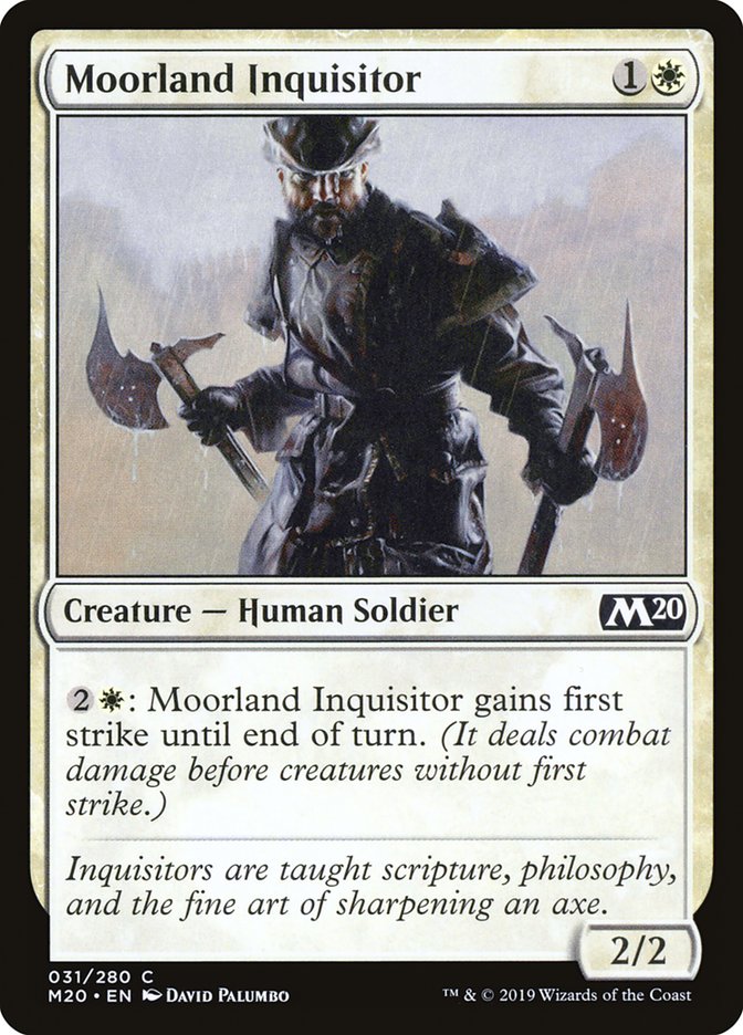 Moorland Inquisitor [Core Set 2020] Foil