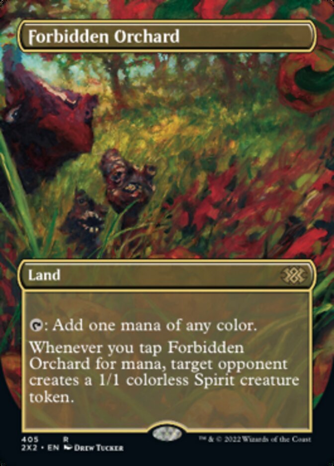 Forbidden Orchard (Borderless Alternate Art) [Double Masters 2022] Foil