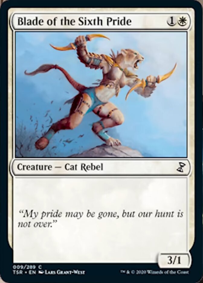 Blade of the Sixth Pride [Time Spiral Remastered] Foil