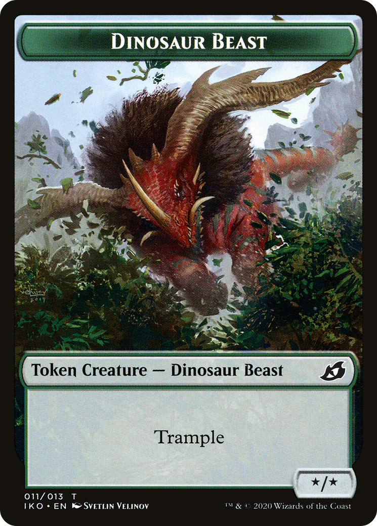 Dinosaur Beast  [Ikoria: Lair of Behemoths Tokens]