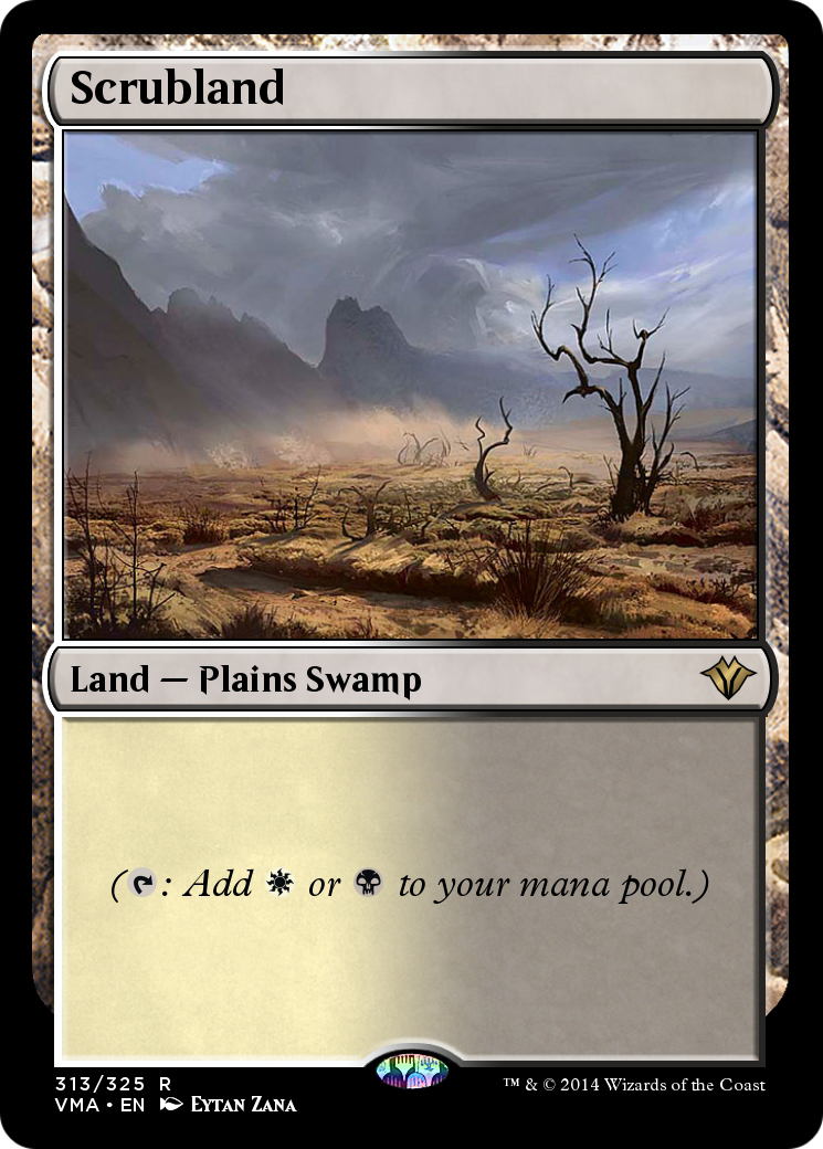 Scrubland  [Vintage Masters] Foil