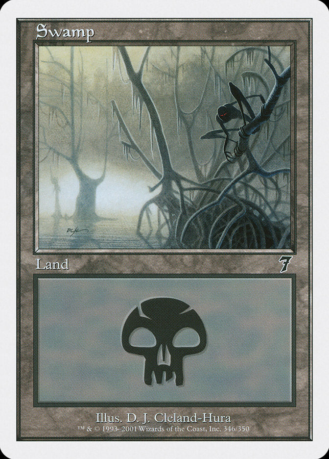 Swamp (346) [Seventh Edition] Foil