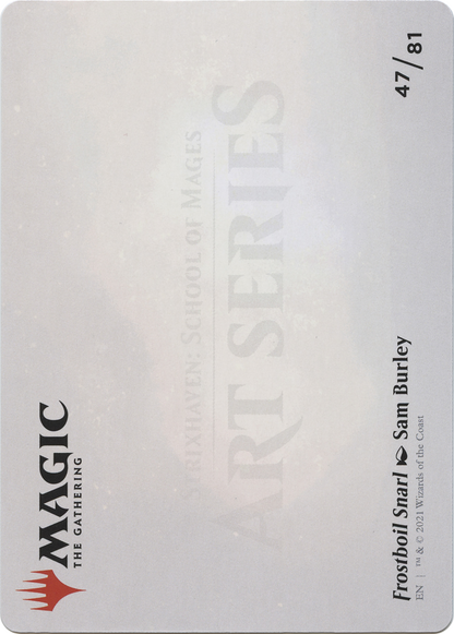 Frostboil Snarl // Frostboil Snarl  [Strixhaven Art Series] (Borderless) Foil