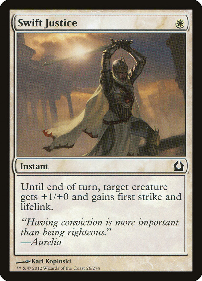 Swift Justice [Return to Ravnica] Foil