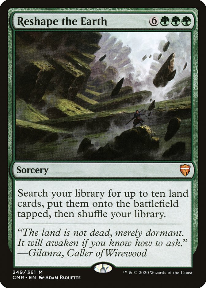 Reshape the Earth [Commander Legends] Foil