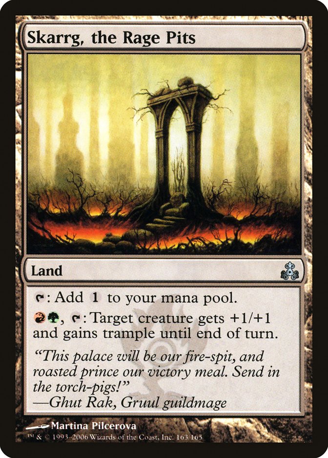 Skarrg, the Rage Pits [Guildpact] Foil