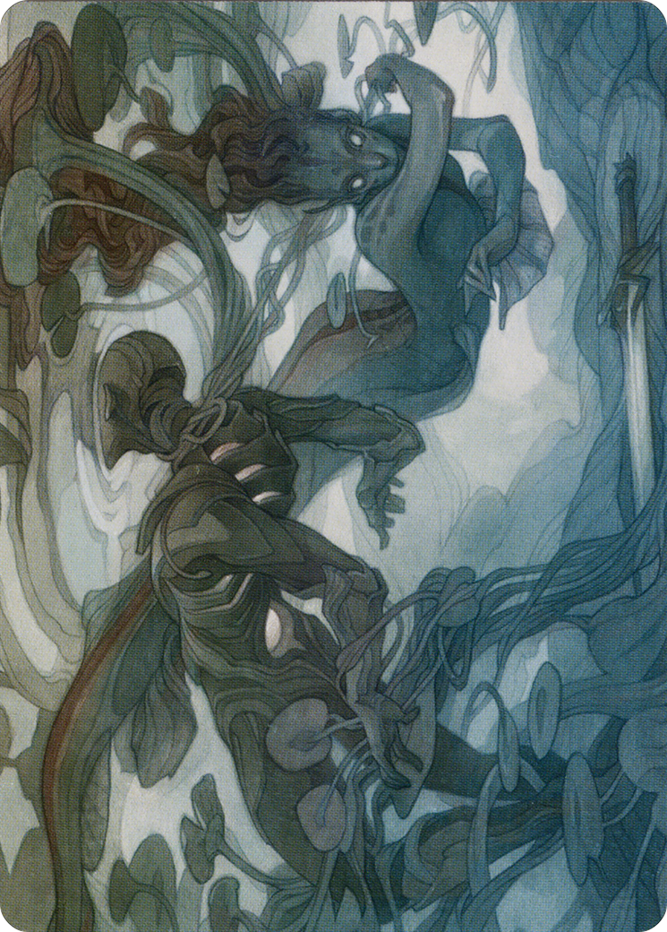 Emry, Lurker of the Loch // Emry, Lurker of the Loch  [March of the Machine Art Series] (Borderless) Foil