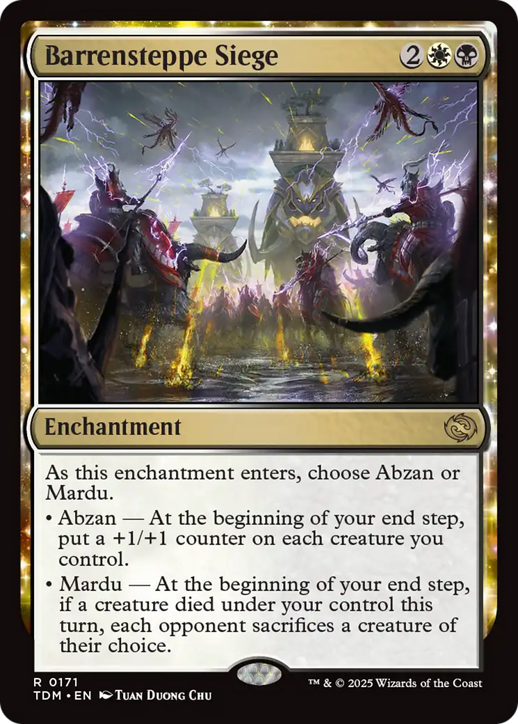 Barrensteppe Siege [Tarkir: Dragonstorm] Foil