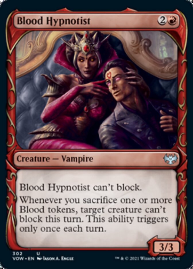 Blood Hypnotist (Showcase Fang Frame) [Innistrad: Crimson Vow] Foil