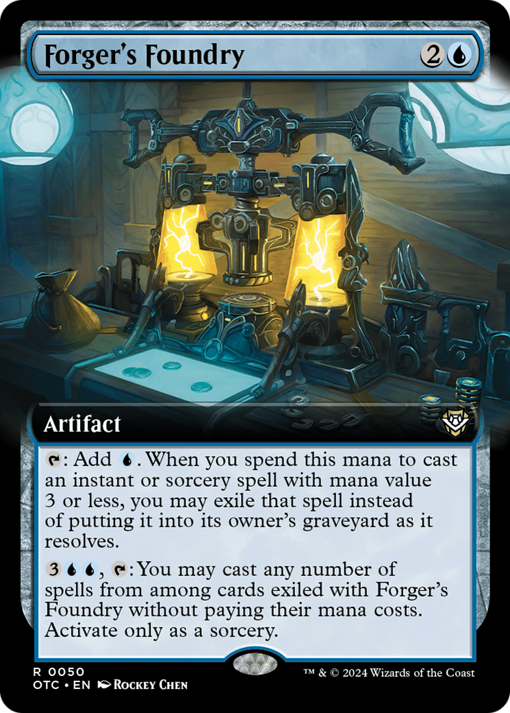 Forger's Foundry (Extended Art) [Outlaws of Thunder Junction Commander] Foil