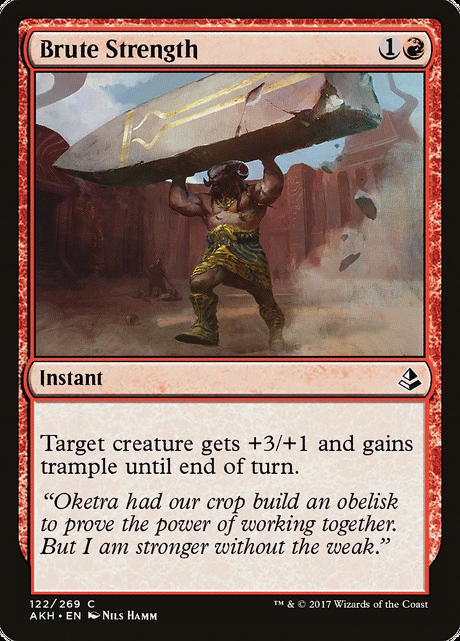 Brute Strength [Amonkhet] Foil